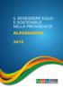 IL BENESSERE EQUO E SOSTENIBILE NELLA PROVINCIA DI ALESSANDRIA