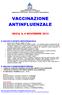 VACCINAZIONE ANTINFLUENZALE