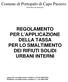 REGOLAMENTO PER L APPLICAZIONE DELLA TASSA PER LO SMALTIMENTO DEI RIFIUTI SOLIDI URBANI INTERNI