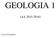 GEOLOGIA 1 (AA 2015-2016) A cura di E.Colizza