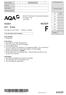 46302F (JUN1446302F01) General Certificate of Secondary Education Foundation Tier June 2014 2/3 4/5 6/7 8/9 10/11 12/13 TOTAL. Time allowed 30 minutes