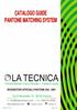 f)la TECNICA CATALOGO GUIDE PANTONE MATCHING SYSTEM Cartoleria Materiale Tecnico e Scolastico I Copisteria e Servizi