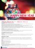 HAPPY NEW YEAR. CALL CENTER BOOKING: 080 5210207 - FAX 0805242167 MAIL: -