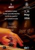 5_11 May 2014. INTERNATIONAL PIANO and ORCHESTRA CITTÀ DI CANTÙ 24 th COMPETITION. Città di Cantù Assessorato per la Cultura