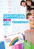 OPPORTUNITÀ COMMERCIALI PER I TESSERATI ACLI