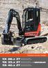 ES 28.2 ZT ES 35.2 ZT ES 40.2 ZT MINI ESCAVATORI. Soluzioni concrete. Sempre. Peso operativo 2.700-2.850 kg Potenza massima 24,9 kw - 33,4 HP