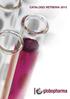 CATALOGO VETRERIA 2015. globopharma