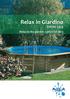 Relax in Giardino. listino Relax in the garden / price list 2013