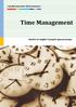 [moduli operativi di formazione] Time Management. Gestire al meglio il proprio (poco) tempo.