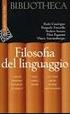 FILOSOFIA DEL LINGUAGGIO: prospettive di ricerca