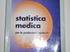 Statistica Medica ed Epidemiologia