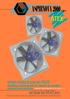ATEX. wall helical fans VHS-ATX serie. ventilatori elicoidali da parete serie VHS-ATX