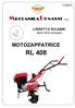 11/2014 LIBRETTO RICAMBI. Spare Parts Catalogue MOTOZAPPATRICE RL 408