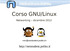 Corso GNU/Linux.  Networking dicembre