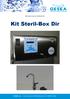 Manuale d uso ed installazione. Kit Steril-Box Dir. GESEA s.r.l. - C.da San Filippo, sn Modica (Rg) - Tel