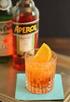 Aperitivo. Aperol in the Skyy 7,00 Aperol - Skyy wodka. Aperol orange 7,00 Aperol - Orange juice. Americano 7,00 Campari - Martini rosso - Soda