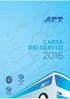 CARTA DEI SERVIZI 2016