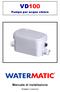 VD100 Pompa per acque chiare Manuale di installazione Da leggere e conservare