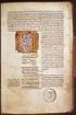Antifonario cistercense del XIV secolo, miniatura, lettera f. (Biblioteca Comunale di Faenza, Fondo Manoscritti, Libri corali)