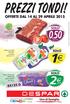 OFFERTE DAL 14 AL 29 APRILE 2015