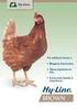 Guida di Gestione GALLINE OVAIOLE COMMERCIALI HY-LINE BROWN 2016 BROWN