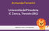 Armanda Ferrarini. Università dell Insubria IC Zonca, Treviolo (BG)