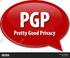 PGP: Pretty Good Pricvacy