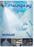 Catalogo Nozzles - IT EN E - Ediz. 01/ Rev. 2 NOZZLES - EUSPRAY by Eurospray