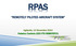 RPAS REMOTELY PILOTED AIRCRAFT SYSTEM. Agripolis, 13 Novembre 2014 Federico Conforto (CEO FTO REMOTEFLY)