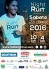 REGOLAMENTO 2 EDIZIONE NIGHT RUN, CITTÀ DI MATERA