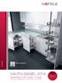 VAUTH-SAGEL 2014 CATALOGO INDUSTRIA FERRAMENTA PER MOBILI CUCINA FINITURA CHAMPAGNE, CESTI OPAL E ARTLINE