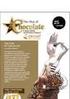 THE STAR OF CHOCOLATE decosil Concorso internazionale dell arte del cioccolato artistico Sigep, 25 gennaio 2016 CARATTERISTICHE DEL CONCORSO
