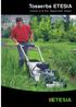 Tosaerba ETESIA. Contate su di loro. Dappertutto, sempre.