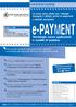 e-payment MASTERCOURSE Tecnologie, nuove applicazioni e modelli di business