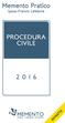 Pantone 302 U O TT ESTRA Procedura Civile_2016_9.indd 1 18/05/16 16:39