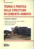 TEORIA E PRATICA DELLE STRUTTURE IN CEMENTO ARMATO