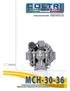 MCH Compressore ad alta pressione per aria respirabile e gas tecnici High pressure compressors for pure breathing air and technical gases