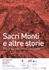 Mostra / Exhibition. Sacri Monti e altre storie. Architettura come racconto Sacri Monti and other stories. Architecture as narrative