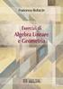 Lezione 24 - Esercitazioni di Algebra e Geometria - Anno accademico