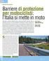 Barriere di protezione per motociclisti: l Italia si mette in moto