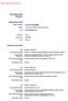 Curriculum Vitae Europass