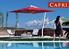 Capri Ombrellone a palo laterale dal design moderno ed elegante, con rotazione di 360 intorno alla base e facile apertura con manovella. Ideale sia pe