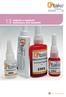 Adesivi e sigillanti Adhesives and sealants