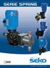 POMPE DOSATRICI ELETTROMECCANICHE SERIE SPRING. innovation > technology > future