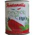 Pomodori pelati. Polpa di pomodoro. linea rossa. Peeled tomatoes. Chopped tomatoes