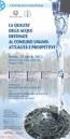La qualità delle Acque destinate al consumo umano. Attualità e prospettive