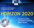 Horizon Strumenti e modalità di partecipazione delle PMI. Roma, 14 gennaio 2014