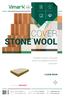 COVER STONE WOOL. Pannello in lana di roccia per sistemi di isolamento termico e acustico. λ 0,036 W/mK. konstruktive leidenschaft
