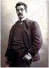 Giacomo Puccini in un ritratto del pittore Luigi de Servi