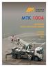 MTK 1004 AUTOGRU TRUCK MOUNTED CRANE. portata capacity 90 t